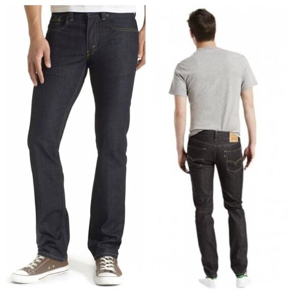 Levi's Men's Slim Fit Jeans Dark Wash Size 34x32 - Picture 1 of 12